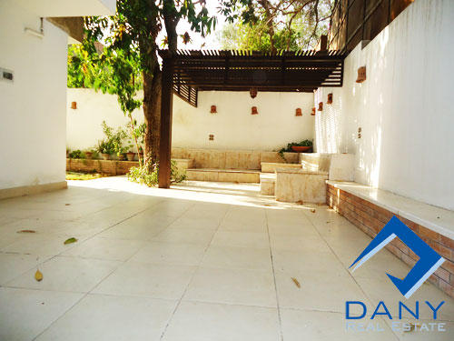 Residential Ground Floor Apartment For Rent Furnished in Maadi Sarayat Great Cairo Egypt